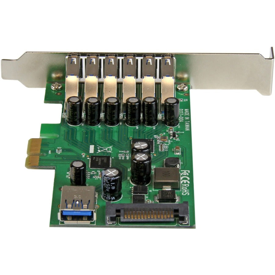Carte PCI Express USB 3.0 StarTech.com 7 ports - 5 Gbit/s - Design standard et discret