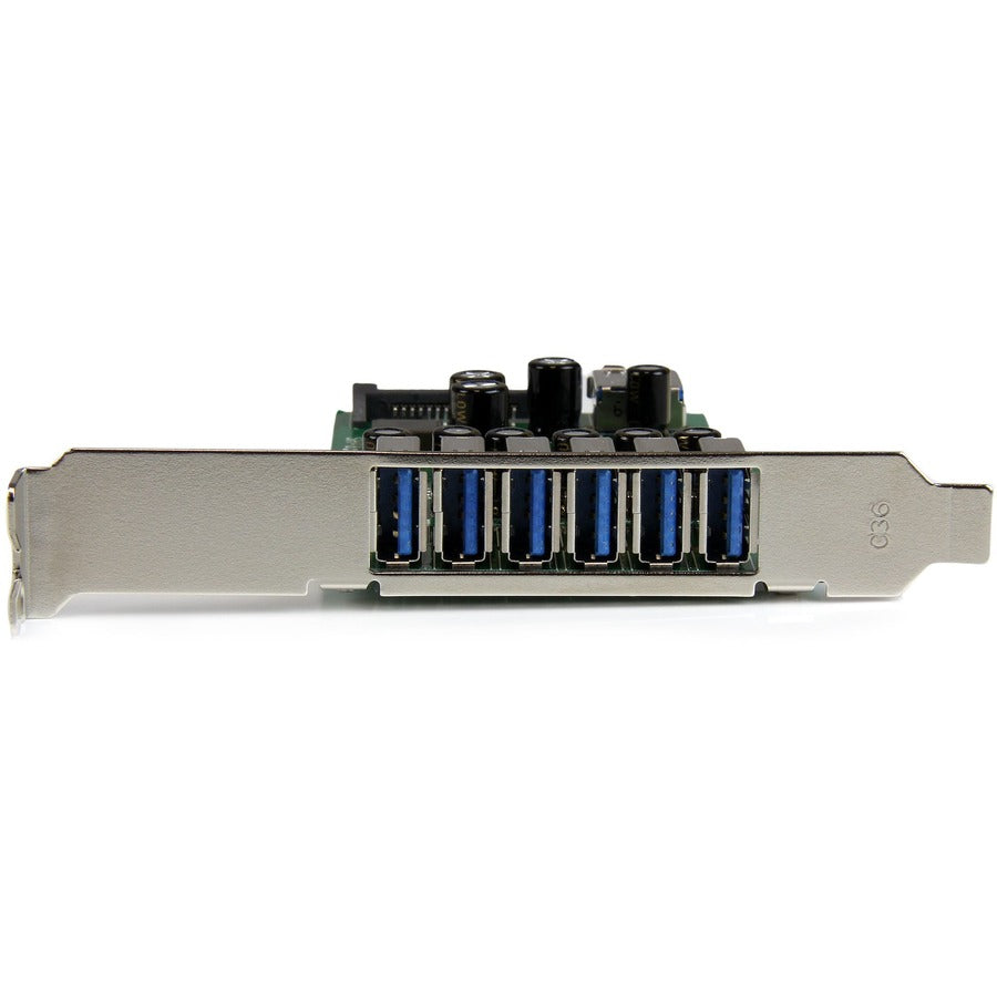 Carte PCI Express USB 3.0 StarTech.com 7 ports - 5 Gbit/s - Design standard et discret