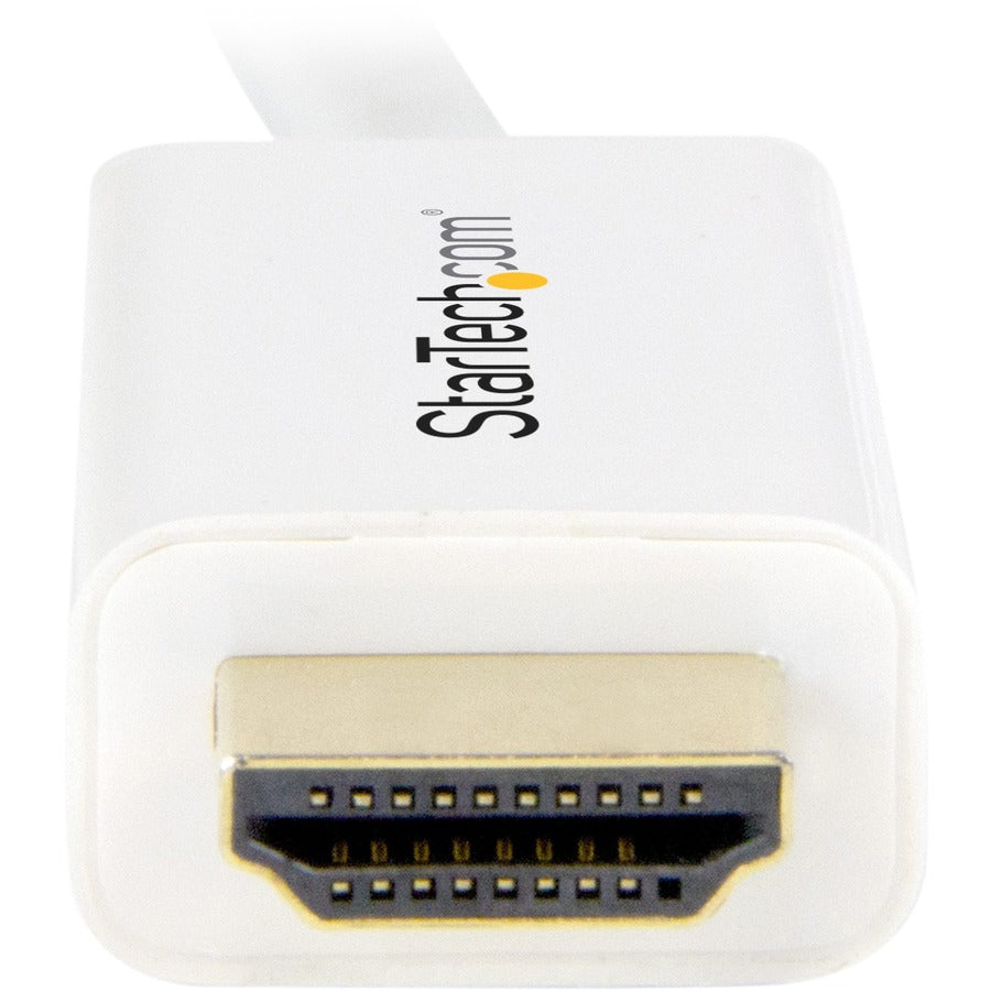 Câble convertisseur Mini DisplayPort vers HDMI StarTech.com - 1 m - 4K - Blanc