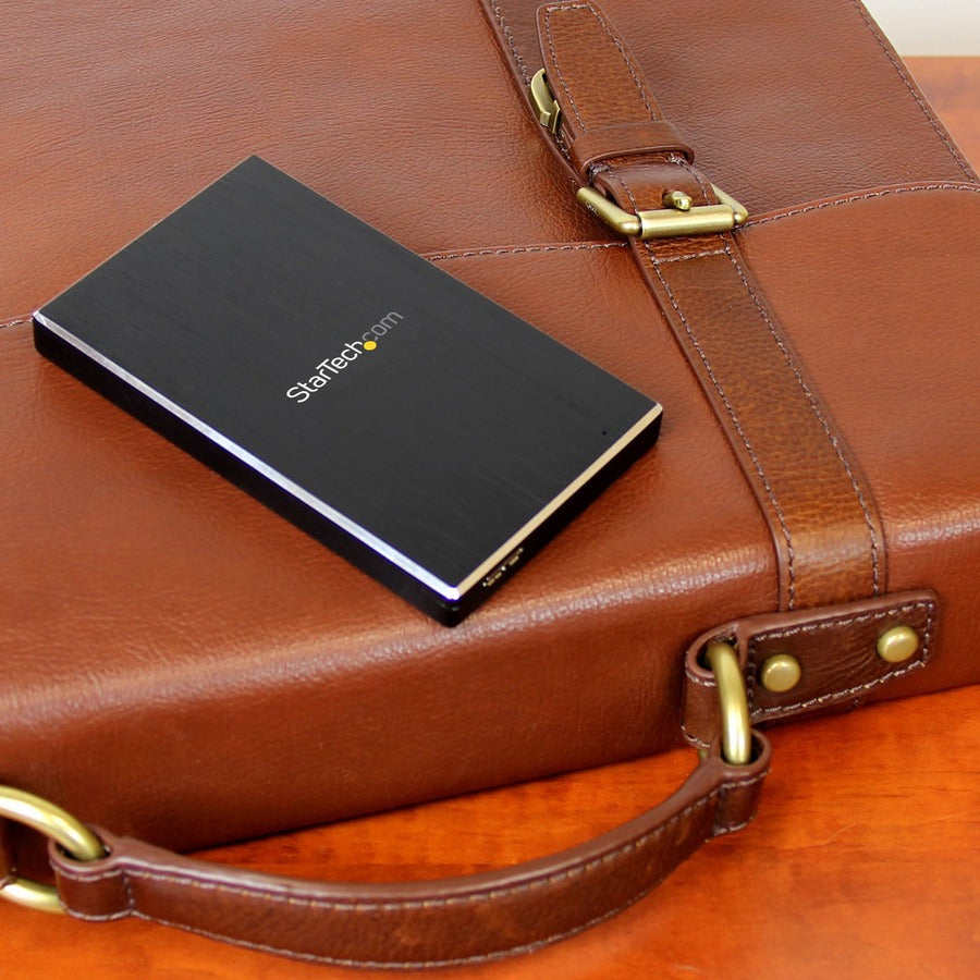 StarTech.com 2.5" External Hard Drive Enclosure - Supports UASP - Aluminum - USB 3.1 Enclosure - SSD/HDD Enclosure