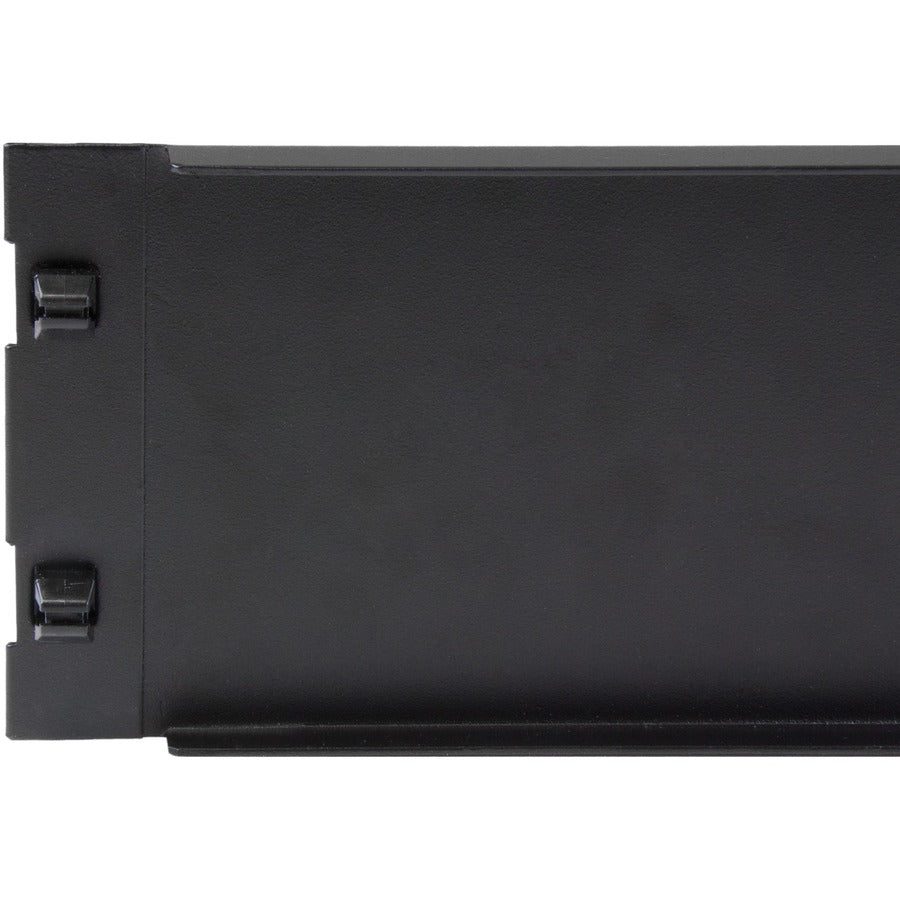 StarTech.com Blanking Panel - 2U - 19in - Tool-less - Steel - Black - Blank Rack Panel - Filler Panel