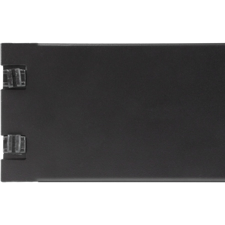 StarTech.com Blanking Panel - 2U - 19in - Tool-less - Steel - Black - Blank Rack Panel - Filler Panel