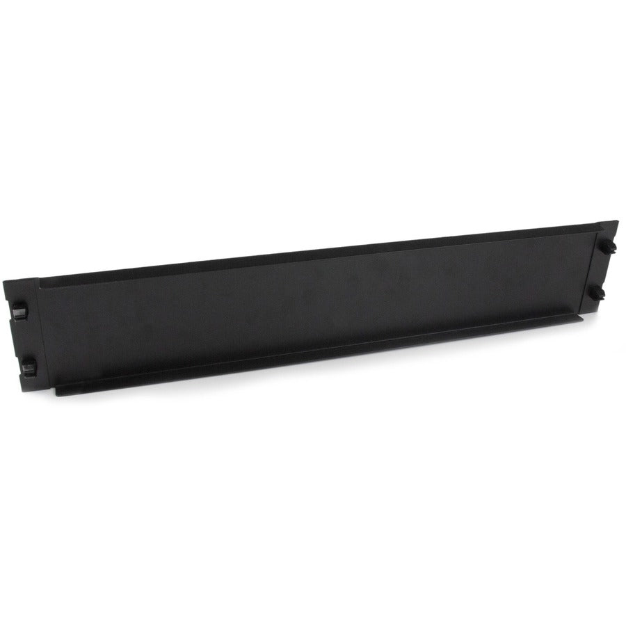StarTech.com Blanking Panel - 2U - 19in - Tool-less - Steel - Black - Blank Rack Panel - Filler Panel