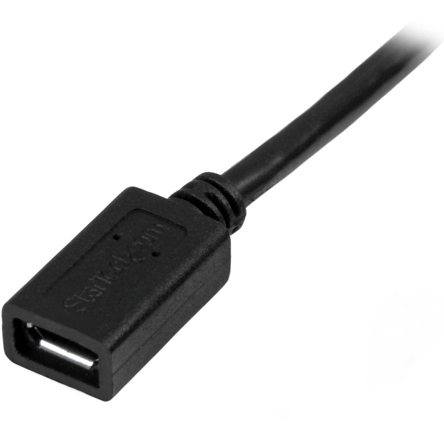 Câble d'extension micro-USB StarTech.com de 0,5 m (20 po) - M/F - Micro USB mâle vers micro USB femelle
