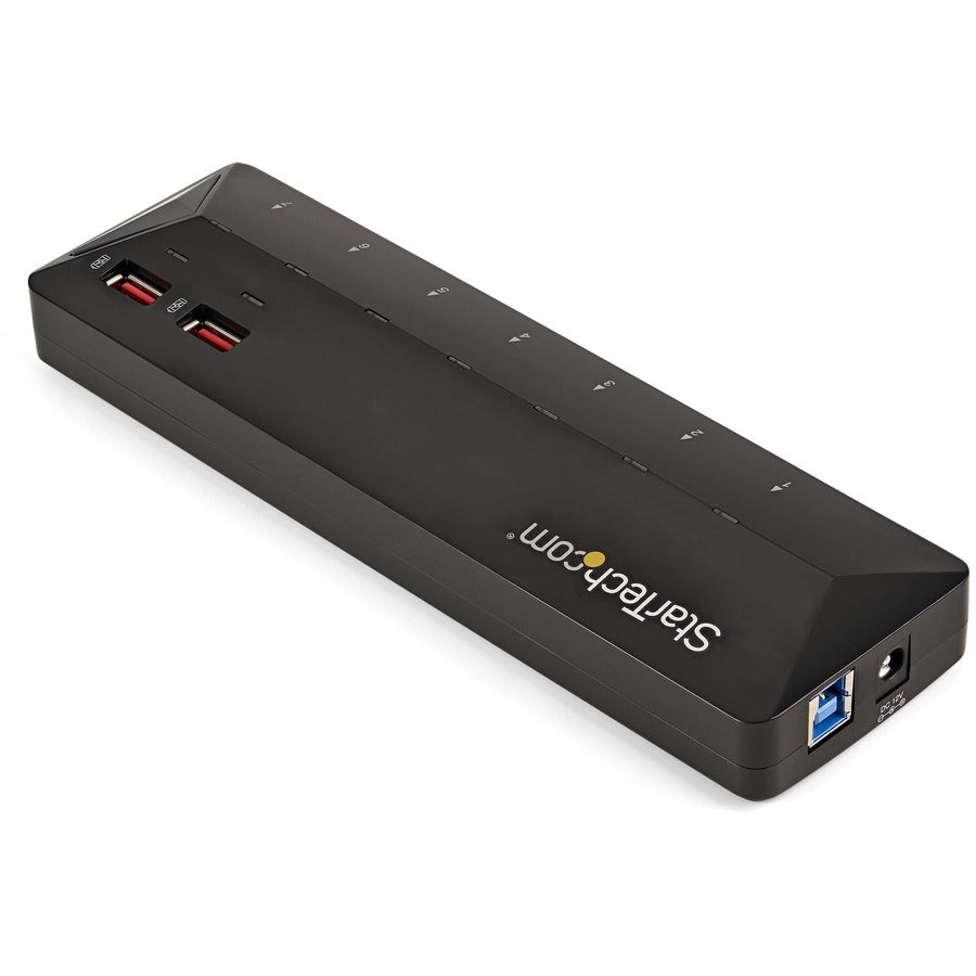 StarTech.com Hub USB 3.0 7 ports avec ports de charge dédiés - 2 ports 2,4 A - Hub USB de bureau et station de charge rapide