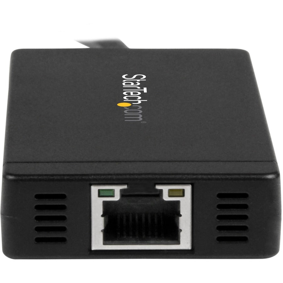 Adaptateur USB-C vers Ethernet StarTech.com - Gigabit - Hub USB-C vers USB 3 ports et adaptateur secteur - Compatible Thunderbolt 3
