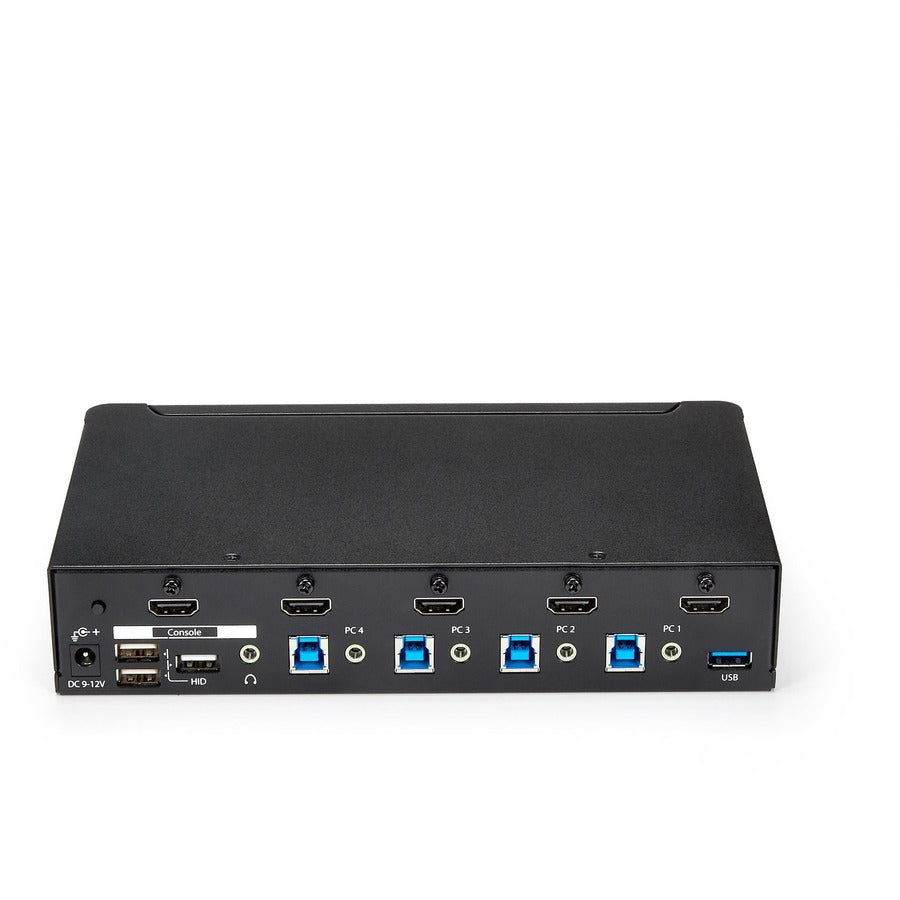Commutateur KVM HDMI 4 ports StarTech.com - Hub USB 3.0 intégré pour périphériques - 1080p