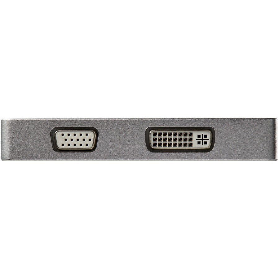 StarTech.com Aluminum Travel A/V Adapter: 3-in-1 Mini DisplayPort to VGA, DVI or HDMI - mDP Adapter - 4K