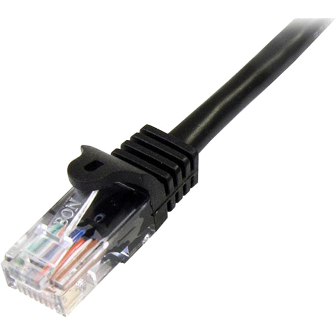 StarTech.com 5m Cat5e Patch Cable with Snagless RJ45 Connectors - Black - 5 m Patch Cord