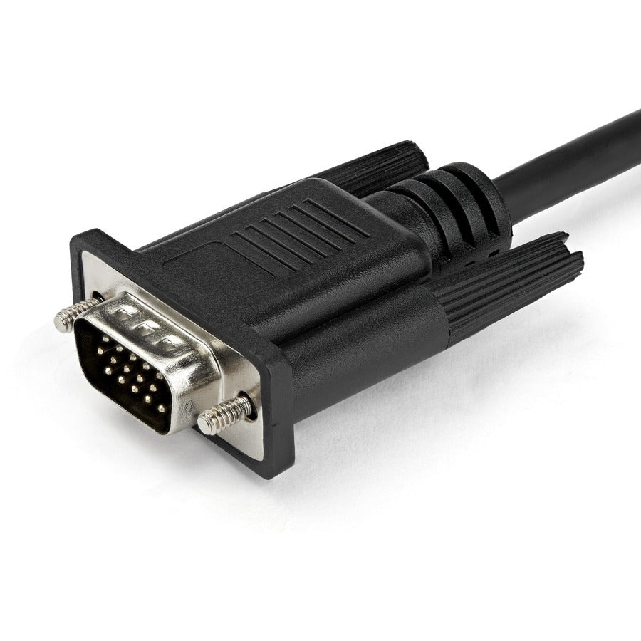 StarTech.com 3ft/1m USB C to VGA Cable - 1920x1200/1080p USB Type C DP Alt Mode to VGA Video Monitor Adapter Cable -Works w/ Thunderbolt 3