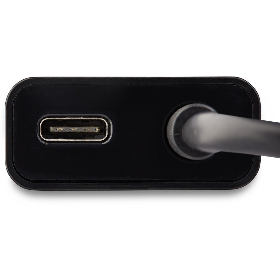 Adaptateur USB-C vers VGA StarTech.com avec alimentation 60 W - Convertisseur vidéo USB-C vers VGA 1080p avec charge - Noir