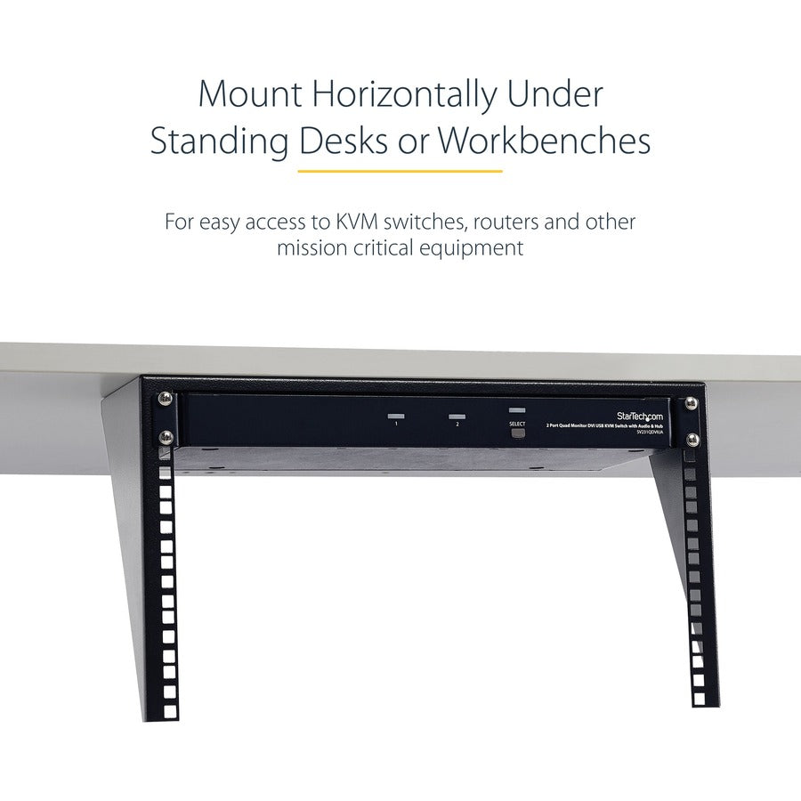 Rack serveur vertical en acier StarTech.com 6U 19 pouces et montage mural