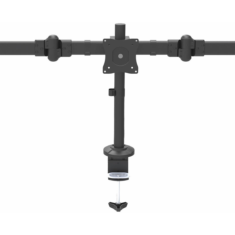 StarTech.com Desk Mount Triple Monitor Arm, 3 VESA 27" (17.6lb/8kg) Displays, Ergonomic Height Adjustable Articulating Pole Mount