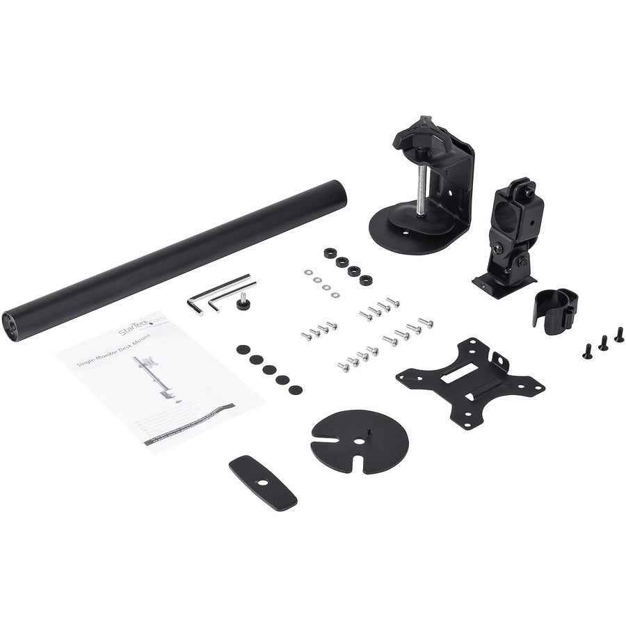 Support de bureau StarTech.com pour écran unique, fixation VESA réglable pour écran 34 pouces (8 kg), bras de fixation ergonomique, pince en C/œillet