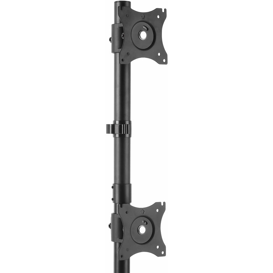 Support de bureau StarTech.com pour deux écrans, vertical, bras en acier pour deux écrans, pour écrans VESA jusqu'à 27 pouces (10 kg), réglable