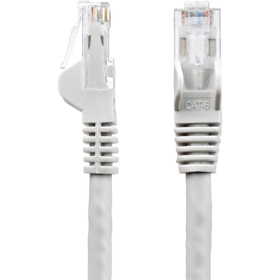StarTech.com 12ft CAT6 Ethernet Cable - Gray Snagless Gigabit - 100W PoE UTP 650MHz Category 6 Patch Cord UL Certified Wiring/TIA