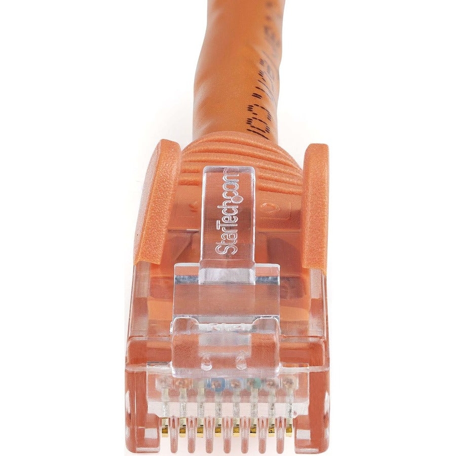 StarTech.com 4ft CAT6 Ethernet Cable - Orange Snagless Gigabit - 100W PoE UTP 650MHz Category 6 Patch Cord UL Certified Wiring/TIA