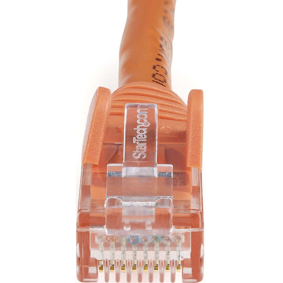 StarTech.com 6ft CAT6 Ethernet Cable - Orange Snagless Gigabit - 100W PoE UTP 650MHz Category 6 Patch Cord UL Certified Wiring/TIA