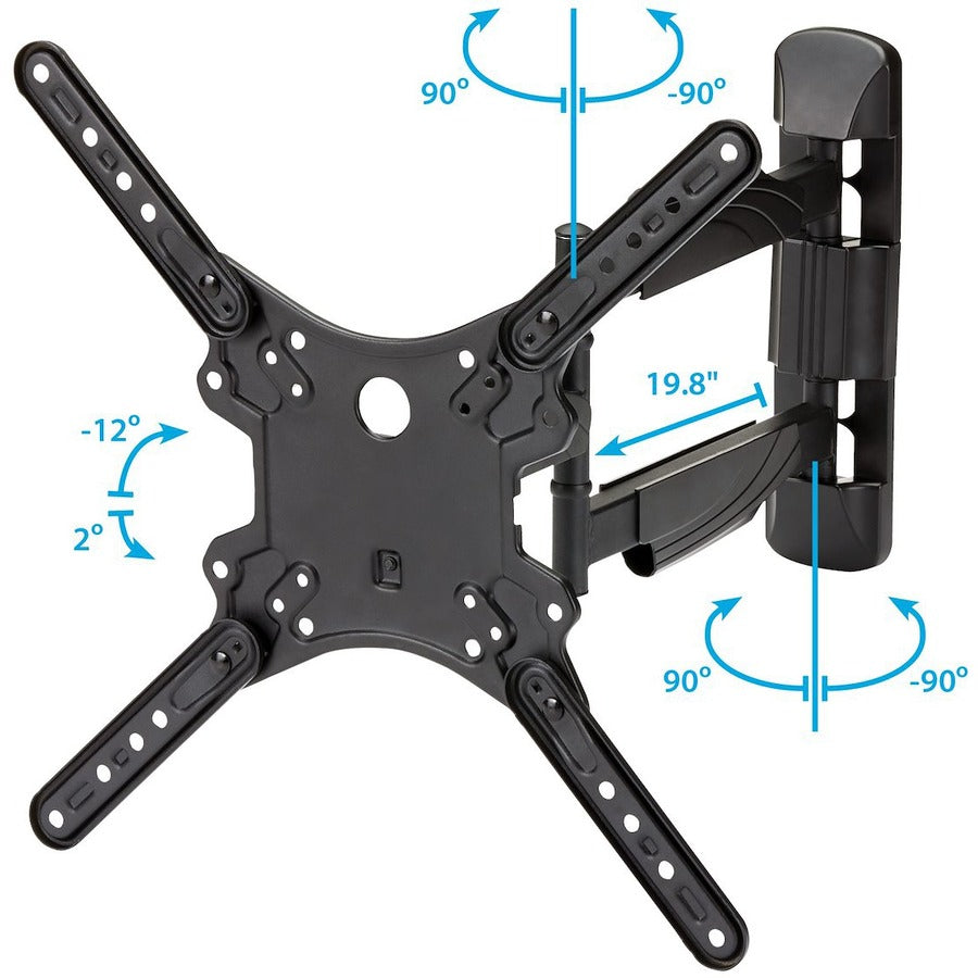 Support mural StarTech.com pour écrans VESA 32 à 55 pouces - Support mural robuste et articulé pour écrans plats