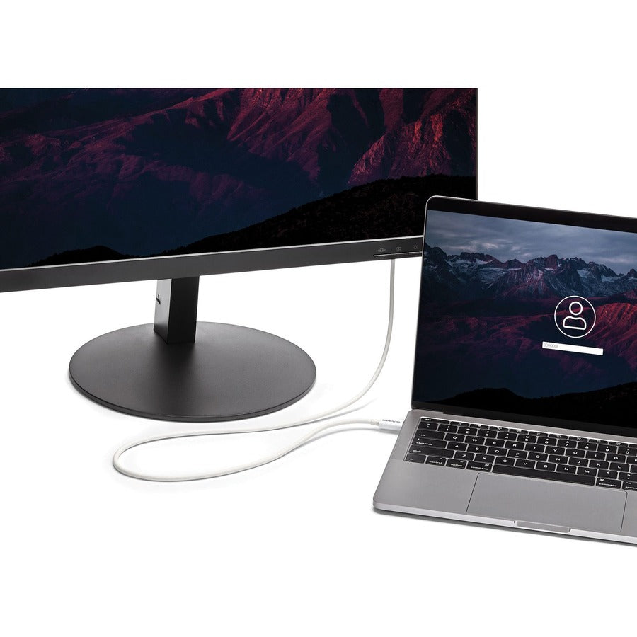 StarTech.com 3.3ft (1m) Thunderbolt 3 Cable, 20Gbps, 100W PD, 4K Video, Thunderbolt-Certified, Compatible w/ TB4/USB 3.2/DisplayPort