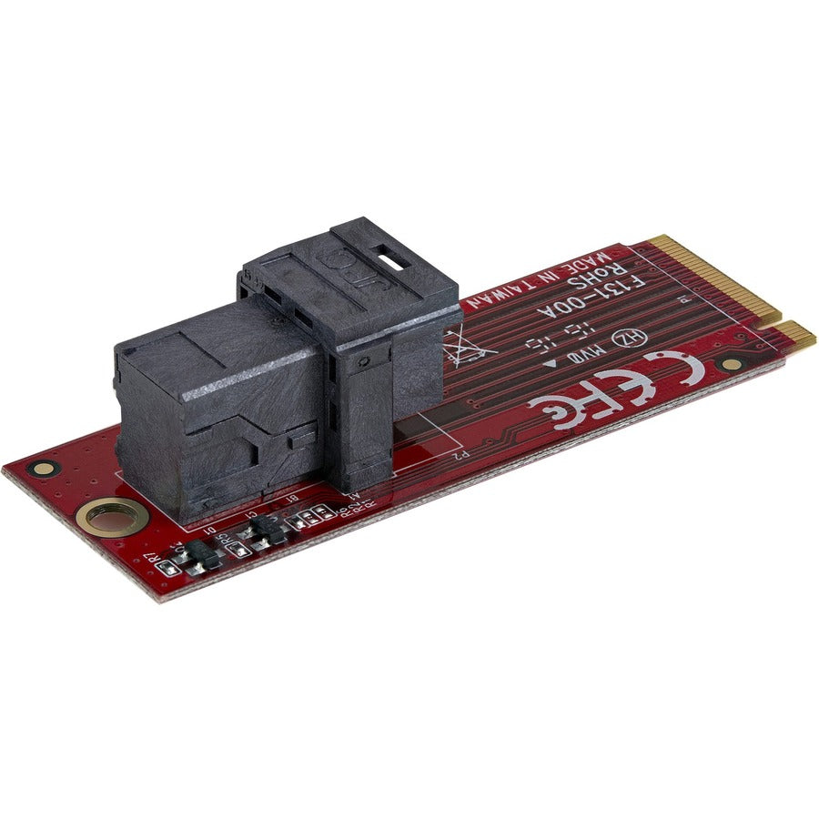 StarTech.com U.2 to M.2 Adapter for U.2 NVMe SSD - M.2 PCIe x4 Host Interface - U.2 SSD SFF-8643 Adapter - M2 PCIe Adapter - U.2 Drive Adapter