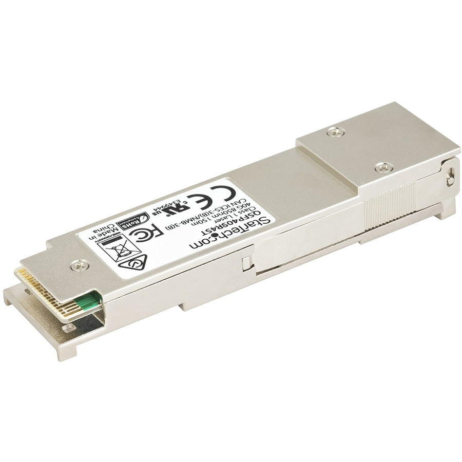 Module QSFP+ non codé StarTech.com MSA - 40GBASE-SR4 - Émetteur-récepteur fibre optique multimode 40GbE Gigabit Ethernet QSFP+ 40GE (MMF) 100 m DDM