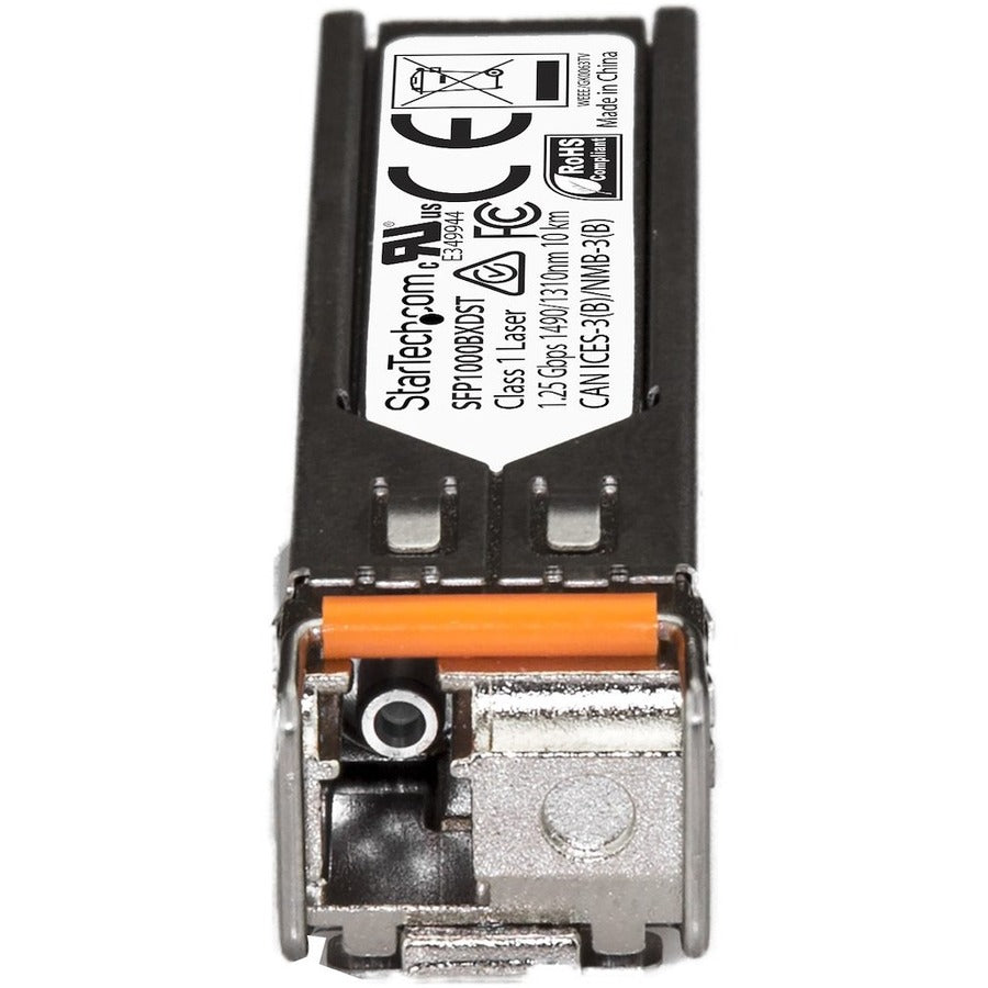 StarTech.com MSA Uncoded SFP Transceiver Module - 1000BASE-BX - 1GbE Gigabit Ethernet BiDi Fiber (SMF)