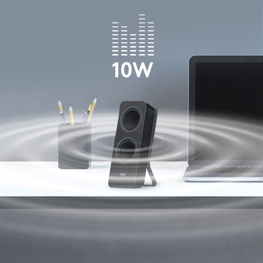 Système d'enceintes Bluetooth Logitech Z207 - 5 W RMS - Noir