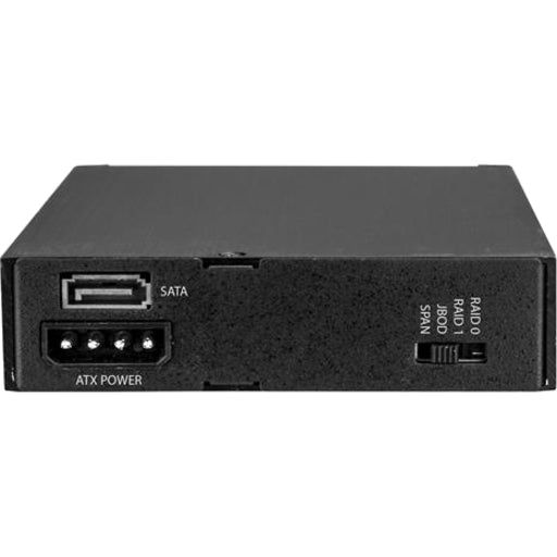 StarTech.com Dual-Bay 2.5in SATA SSD / HDD Rack for 3.5in Front Bay - Trayless SATA Backplane - RAID