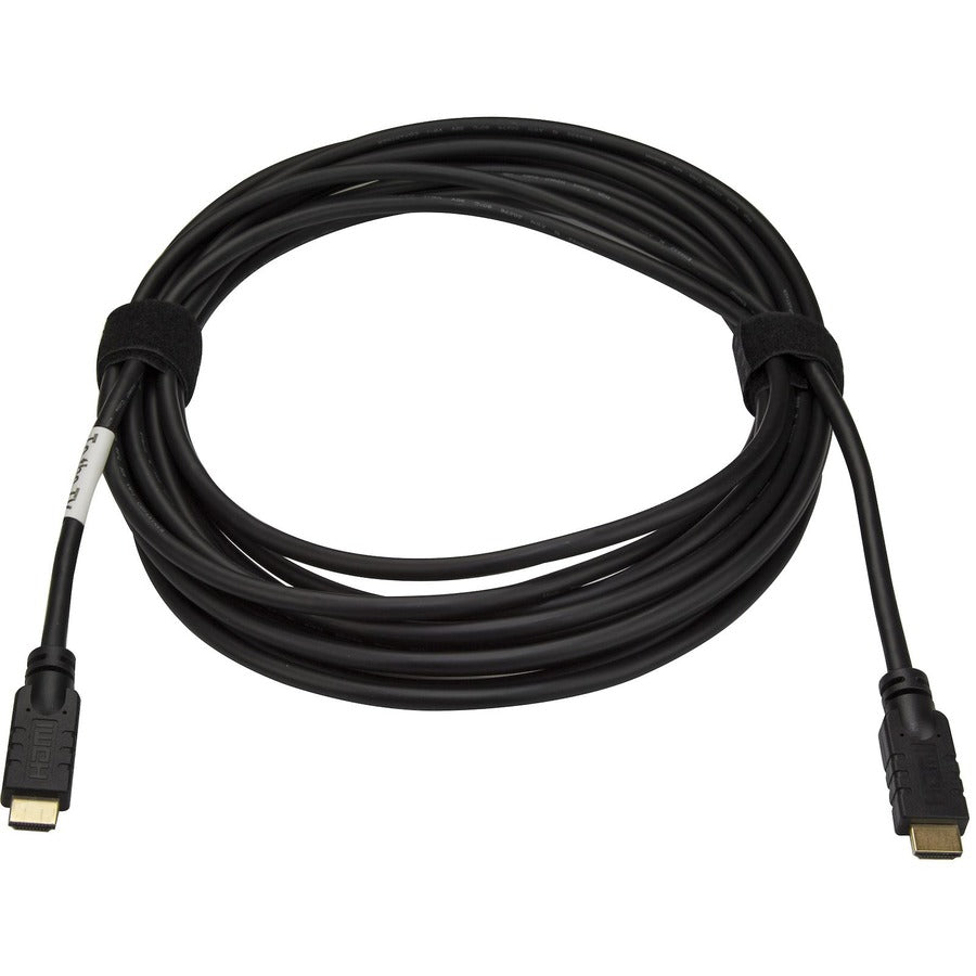 StarTech.com 30ft (10m) HDMI 2.0 Cable - 4K 60Hz UHD Active High Speed HDMI Cable - CL2 Rated for In Wall Install - Durable - HDR, 18Gbps