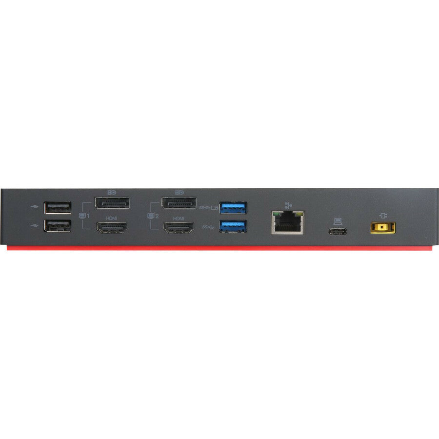 ThinkPad Hybrid USB-C with USB-A Dock - Black - USB; Gigabit Ethernet; Display P