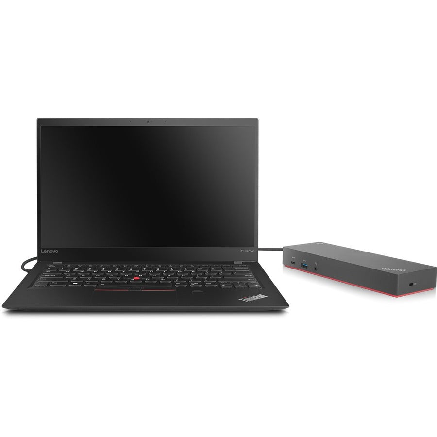 ThinkPad Hybrid USB-C with USB-A Dock - Black - USB; Gigabit Ethernet; Display P