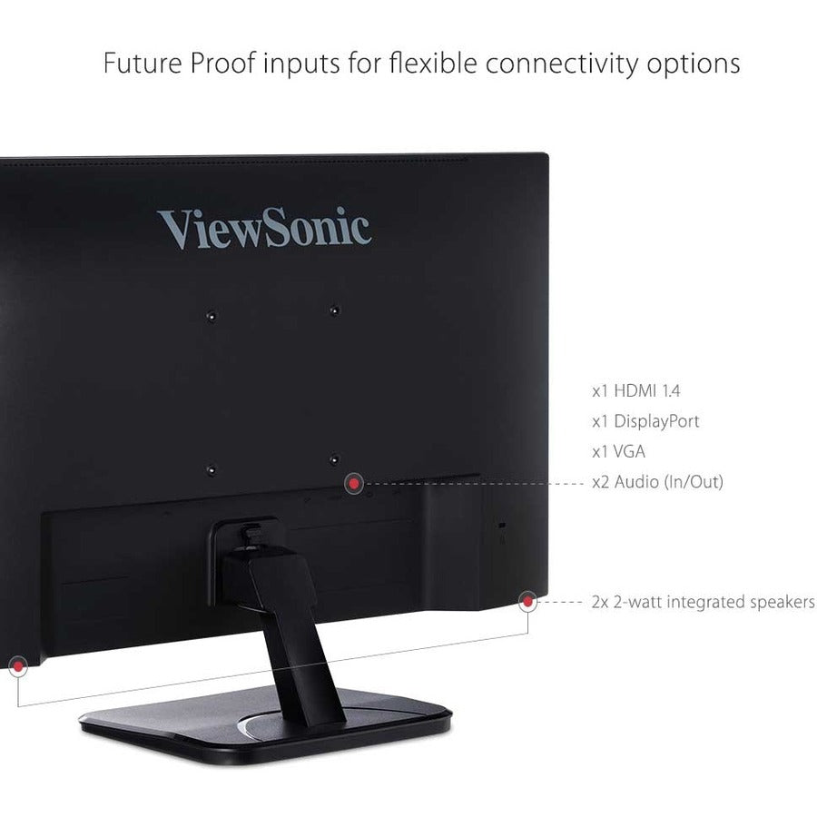 ViewSonic Value VA2256-mhd 22" Class Full HD LED Monitor - 16:9 - Black