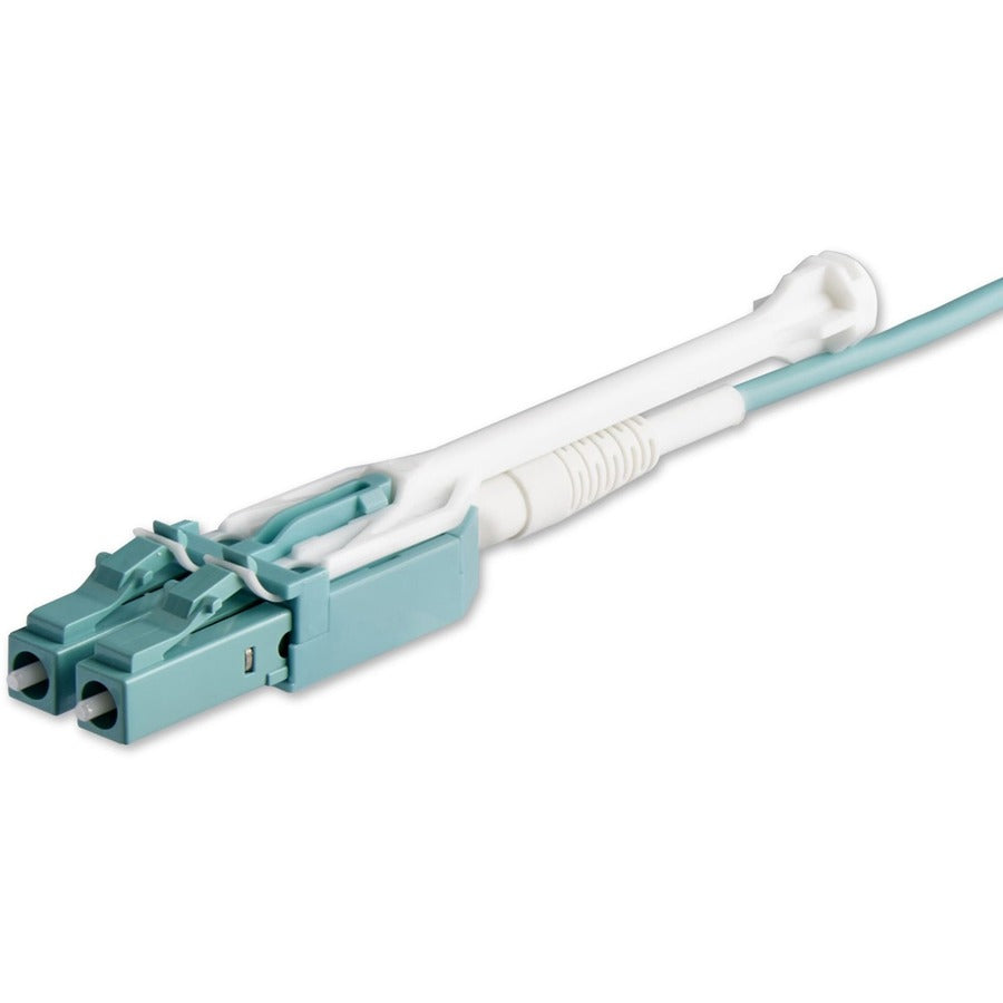 StarTech.com 1m (3ft) MTP(F)/PC to 4x LC/PC Duplex Breakout OM3 Multimode Fiber Optic Cable, 40G, Low Insertion Loss, Fiber Jumper Cord