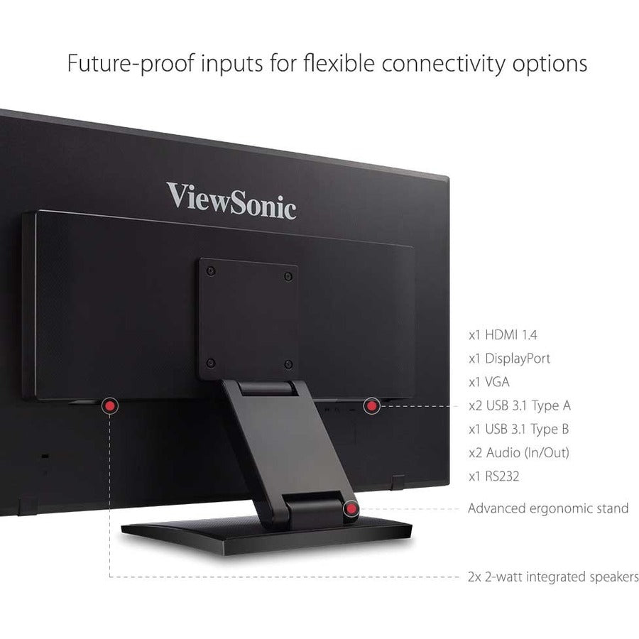Écran tactile LCD ViewSonic TD2760 27 pouces - 16:9 - 6 ms