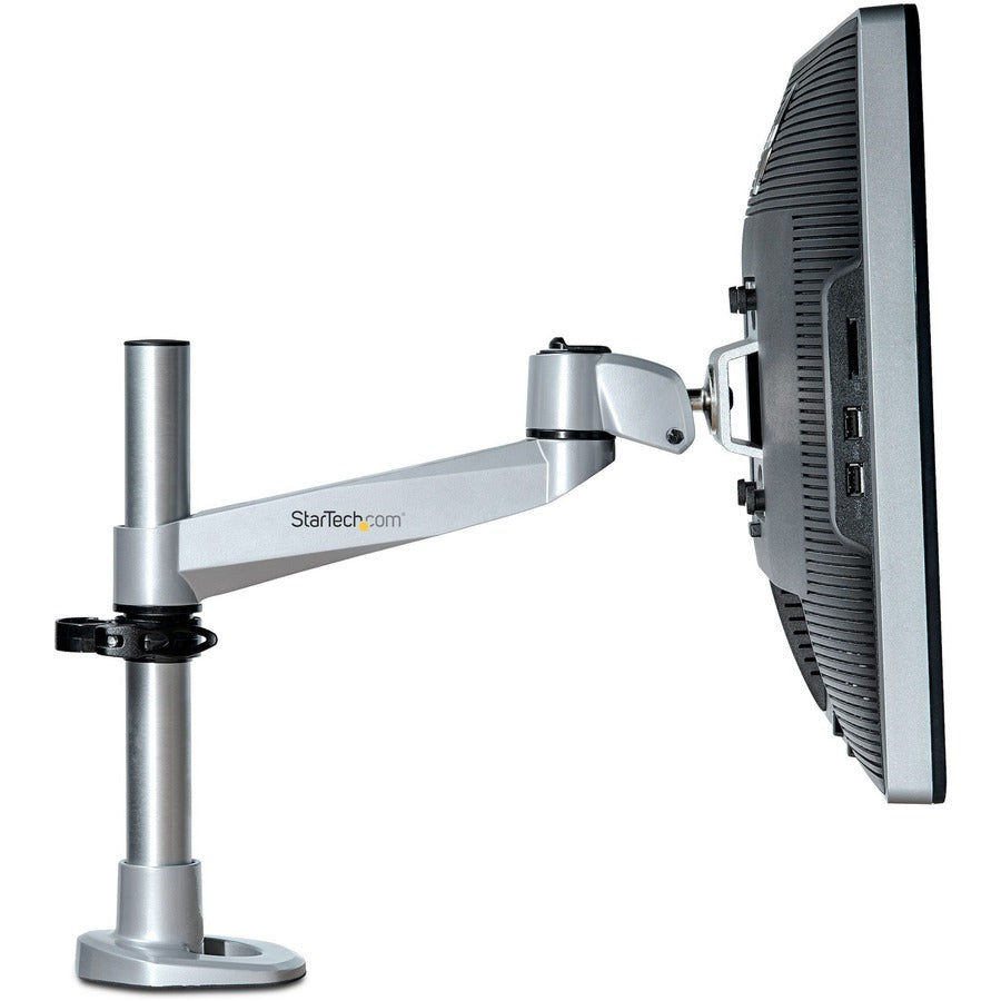 StarTech.com Desk Mount Monitor Arm, VESA/Apple iMac/Thunderbolt/Ultrawide Display up to 49" (30.9lb/14kg), Height Adjustable/Articulating