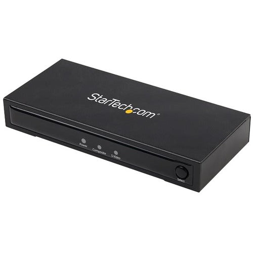 Convertisseur S-Vidéo ou composite vers HDMI StarTech.com avec audio - 720p - NTSC et PAL - Convertisseur analogique vers HDMI - Mac et Windows (VID2HDCON2)