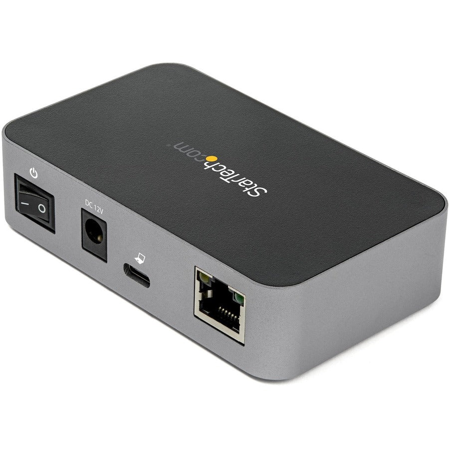 StarTech.com 3 Port USB C 3.1 Gen 2 Hub with Ethernet Adapter - 10Gbps USB Type C to 2x USB-A 1x USB-C - Powered Hub w/ Fast Charging