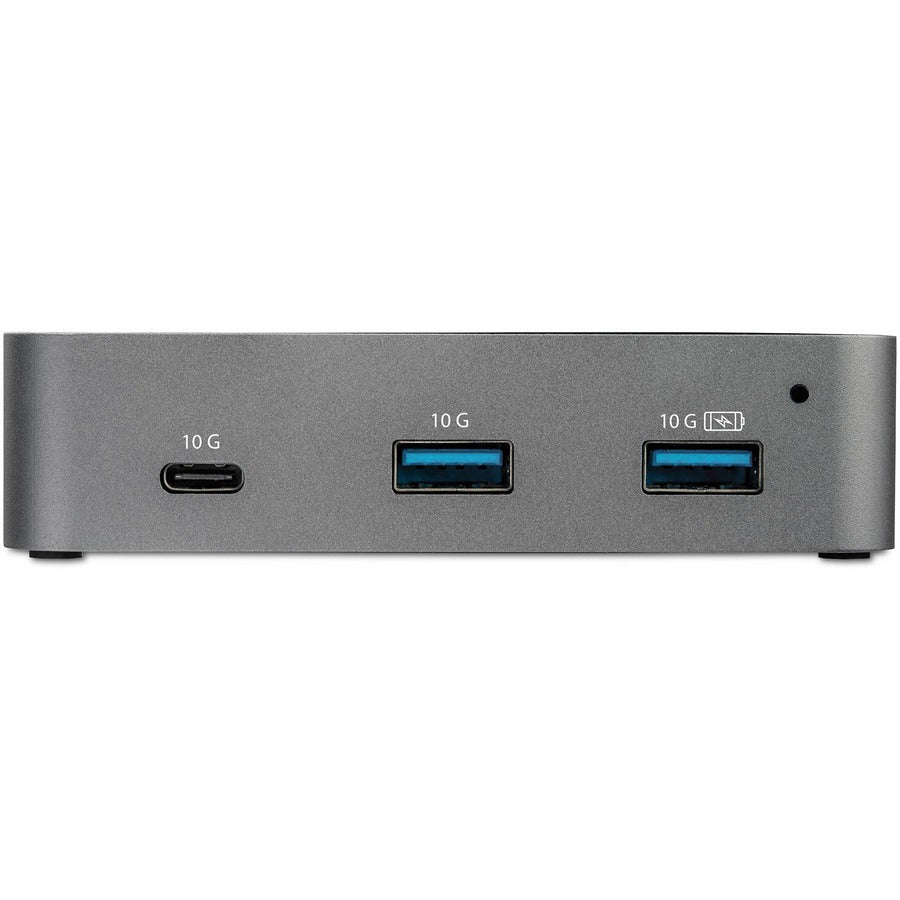 StarTech.com 3 Port USB C 3.1 Gen 2 Hub with Ethernet Adapter - 10Gbps USB Type C to 2x USB-A 1x USB-C - Powered Hub w/ Fast Charging