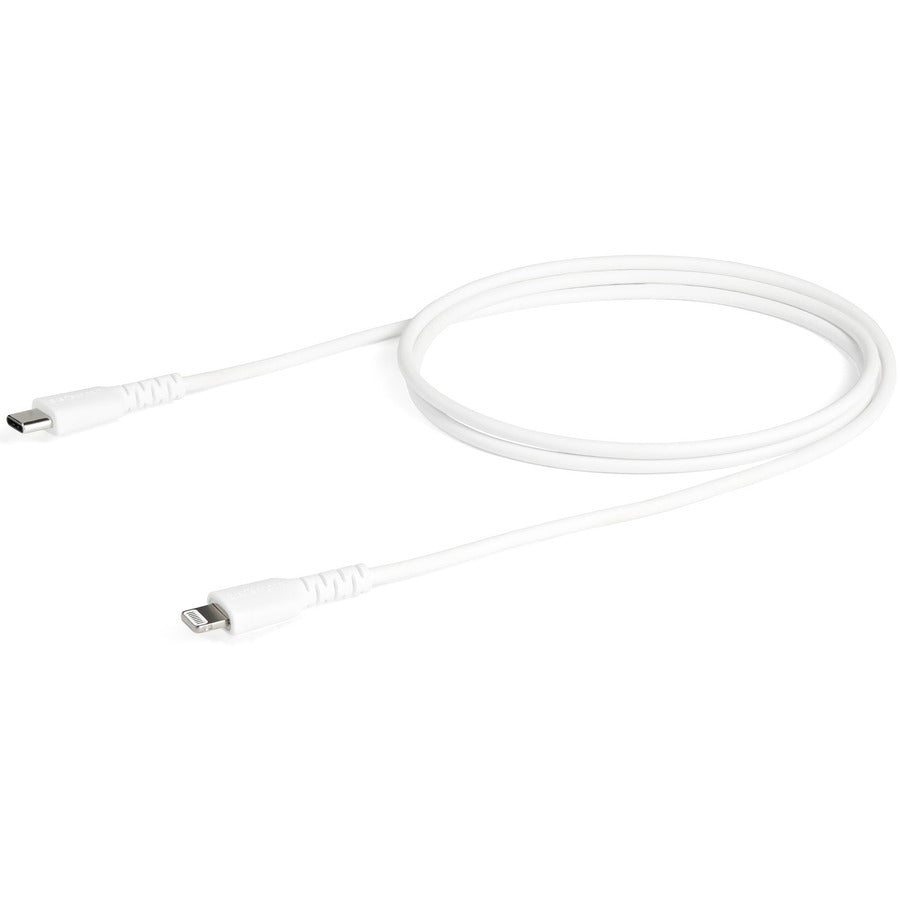 Câble USB-C vers Lightning StarTech.com blanc durable de 1 m, câble de charge/synchronisation robuste pour iPhone/iPad Apple, certifié MFi