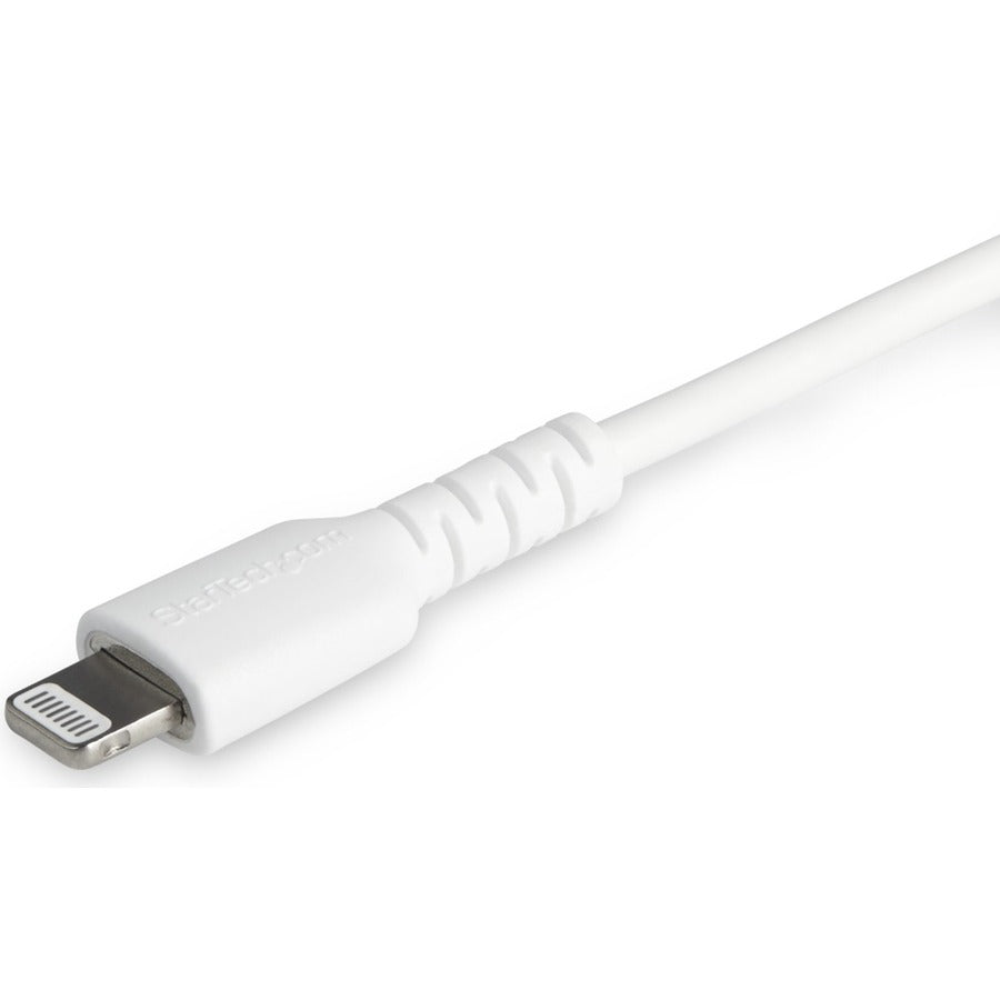 Câble USB-C vers Lightning StarTech.com blanc durable de 1 m, câble de charge/synchronisation robuste pour iPhone/iPad Apple, certifié MFi