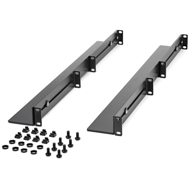 Rails de montage pour rack serveur 1U 48 cm StarTech.com, profondeur réglable de 61 à 91 cm, kit de rails universels à 4 montants pour équipement réseau/serveur/onduleur