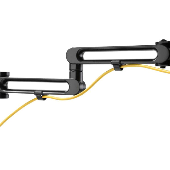 Bras de fixation pour écran double StarTech.com - Support ergonomique compatible VESA pour écrans jusqu'à 32 pouces - Pince de bureau/en C - Articulé