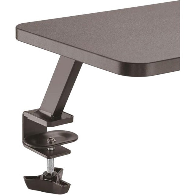 StarTech.com Monitor Riser Stand - Clamp-on Monitor Shelf for Desk - Extra Wide 25.6"/65 cm - For up to 34" Monitors - Black (MNRISERCLMP)