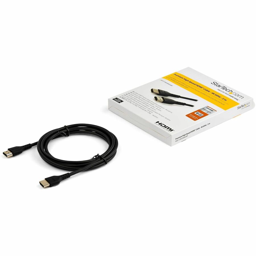 Câble HDMI 2.0 certifié Premium StarTech.com de 2 m