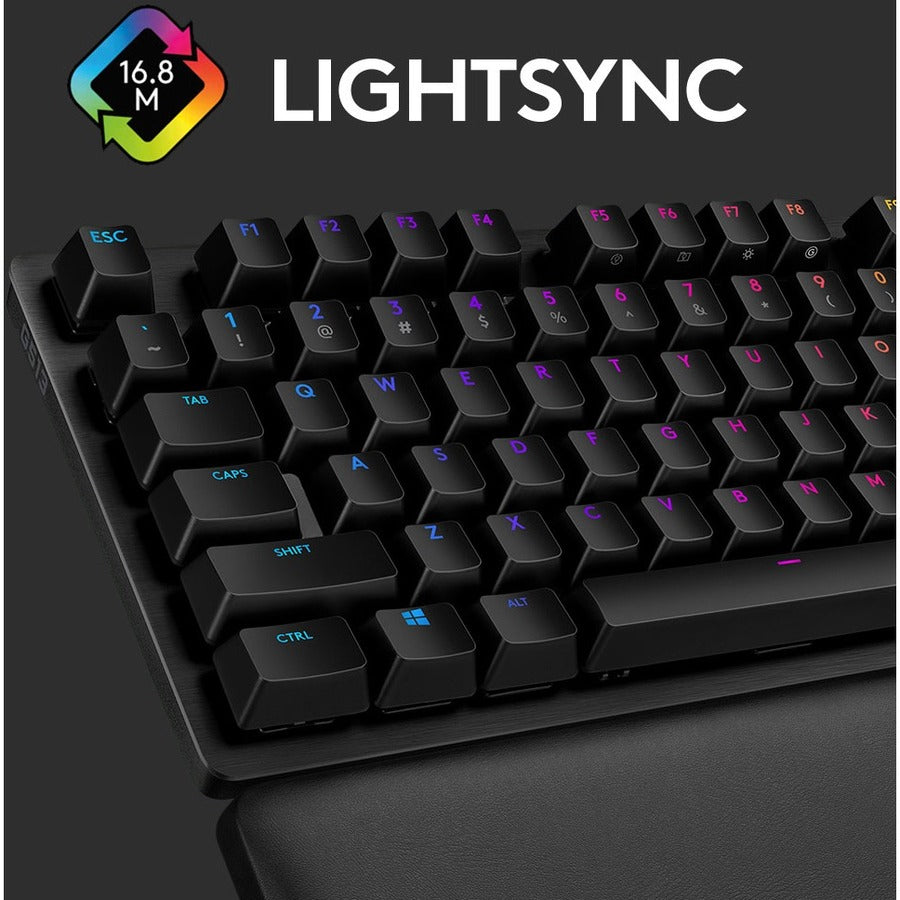 Clavier de jeu mécanique Logitech G513 CARBON LIGHTSYNC RGB avec commutateurs GX Brown (tactile)