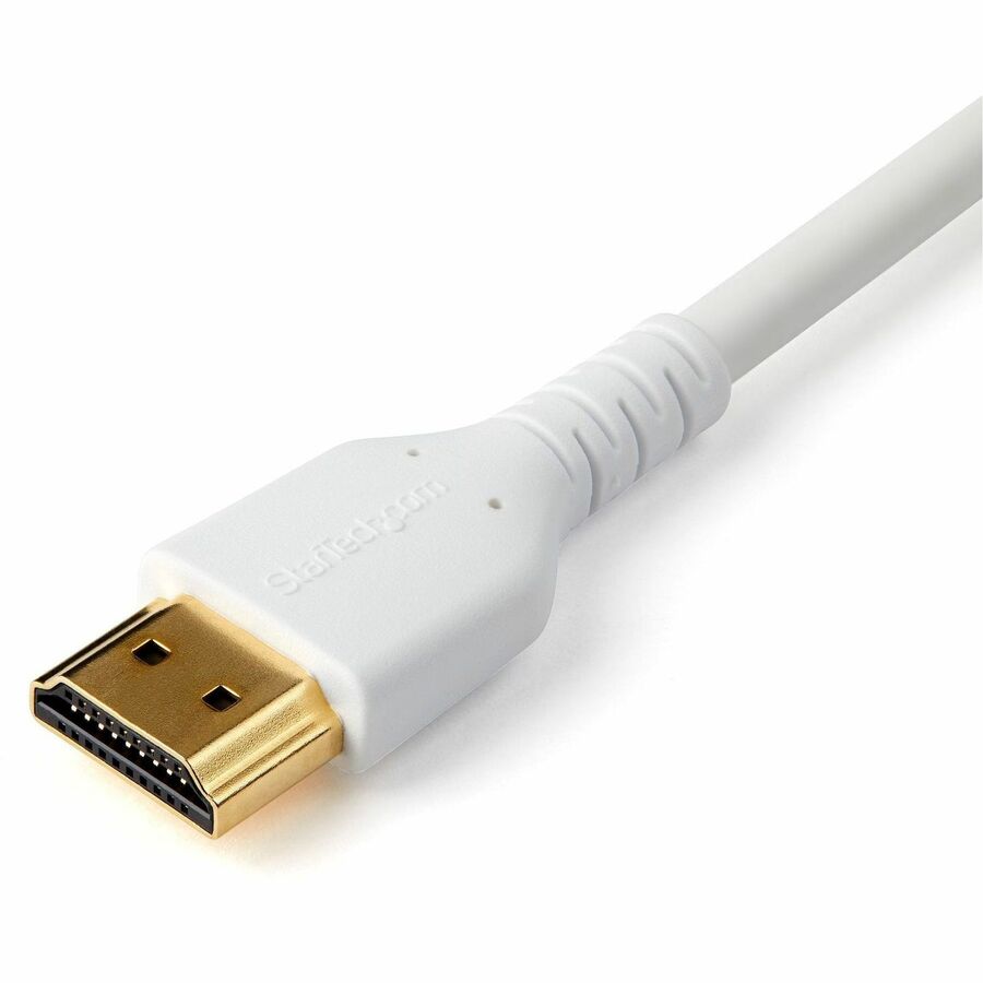 StarTech.com 2m Premium Certified HDMI 2.0 Cable with Ethernet - 6ft High Speed UHD 4K 60Hz HDR Durable Rugged Ultra HD HDMI Monitor Cord