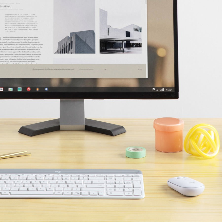 Ensemble clavier et souris sans fil Logitech Slim MK470