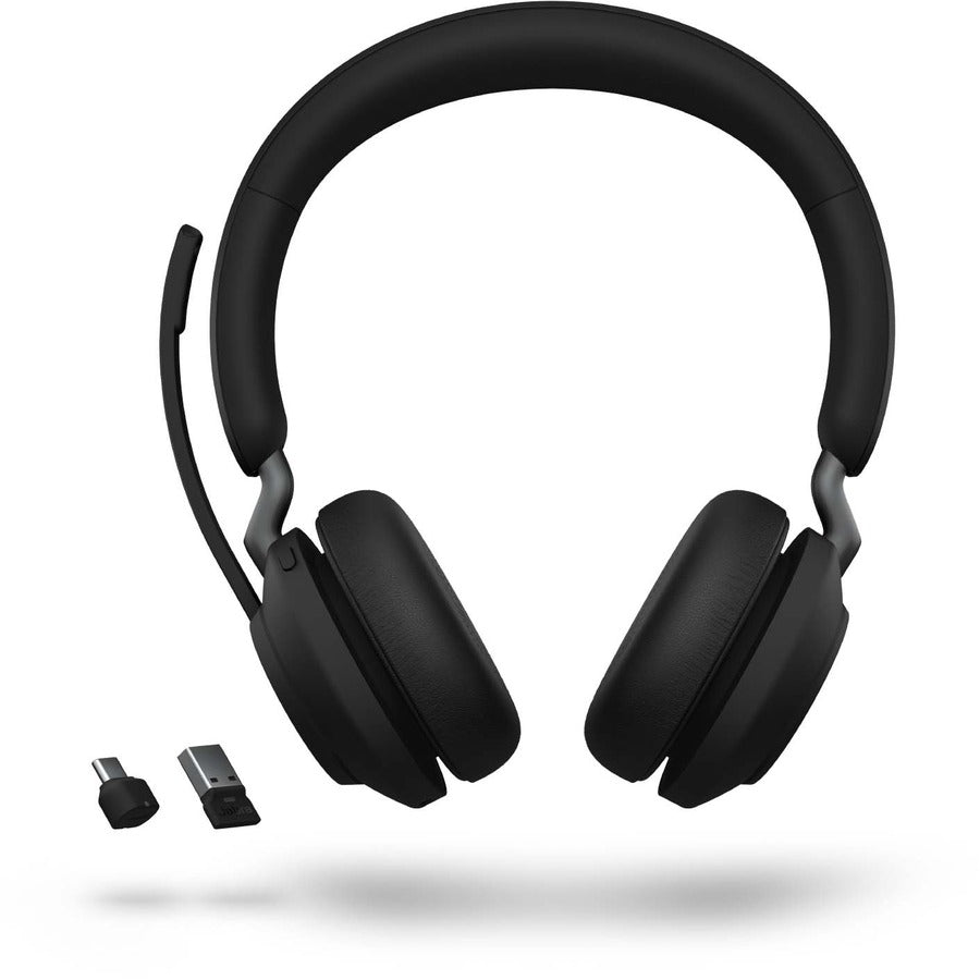Jabra Evolve2 65 Wireless Headset – Bluetooth, Stereo, Over-the-Head