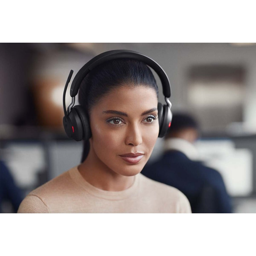 Jabra Evolve2 65 Wireless Headset – Bluetooth, Stereo, Over-the-Head